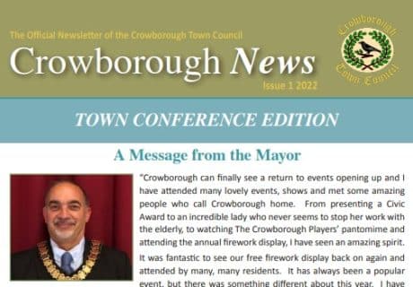 Front page of newsletter Issue 1 2022